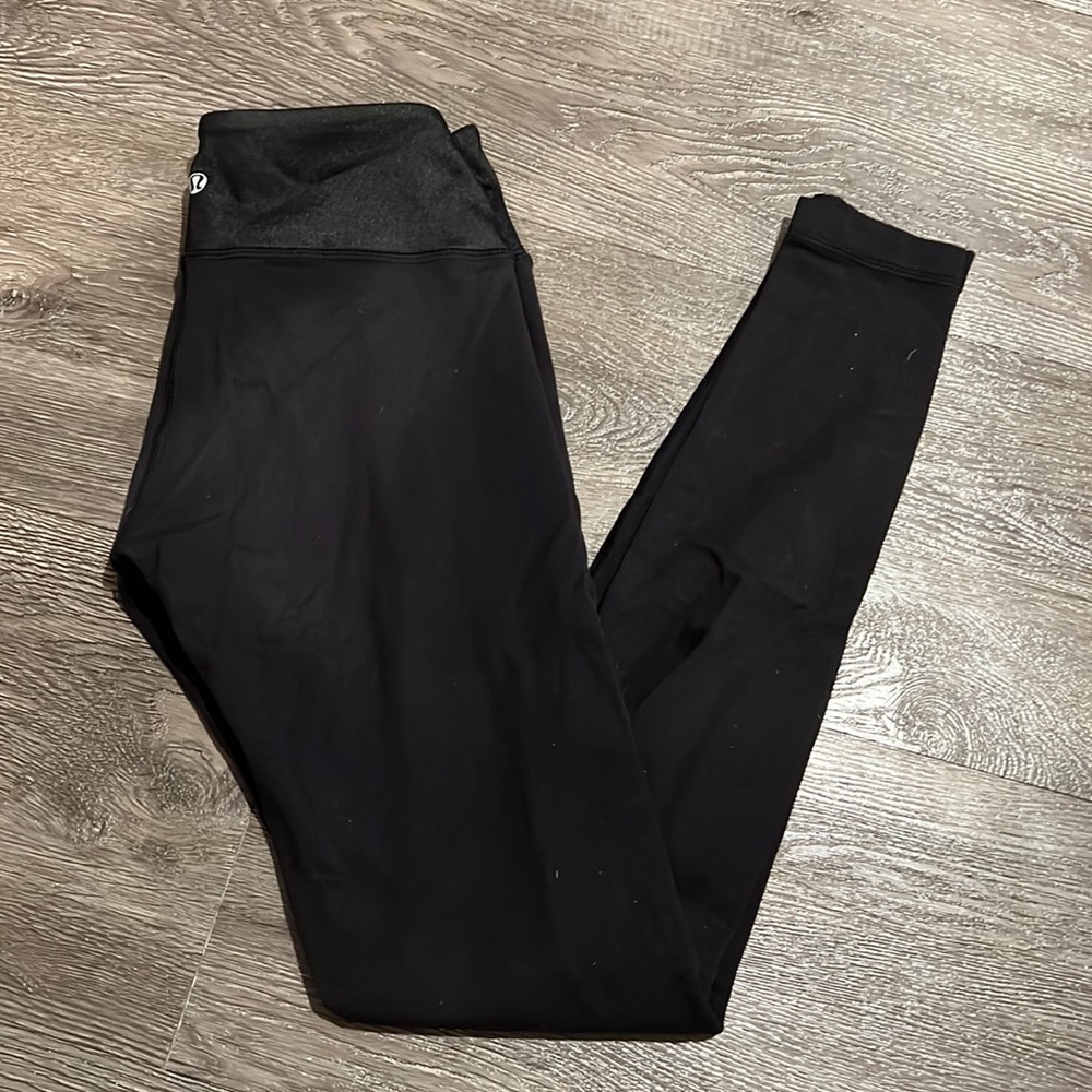Black Lululemon Leggings size 6
